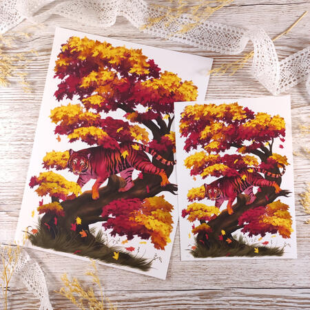 Tree Spirit Tiger Print