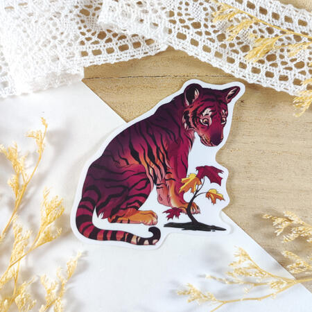 Baby Tree Spirit Tiger Sticker